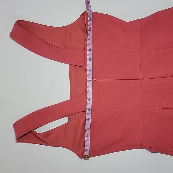 Donna Morgan Women's Square Neck Sleeveless Crepe Dress/ 0. - Picture 8 of 12